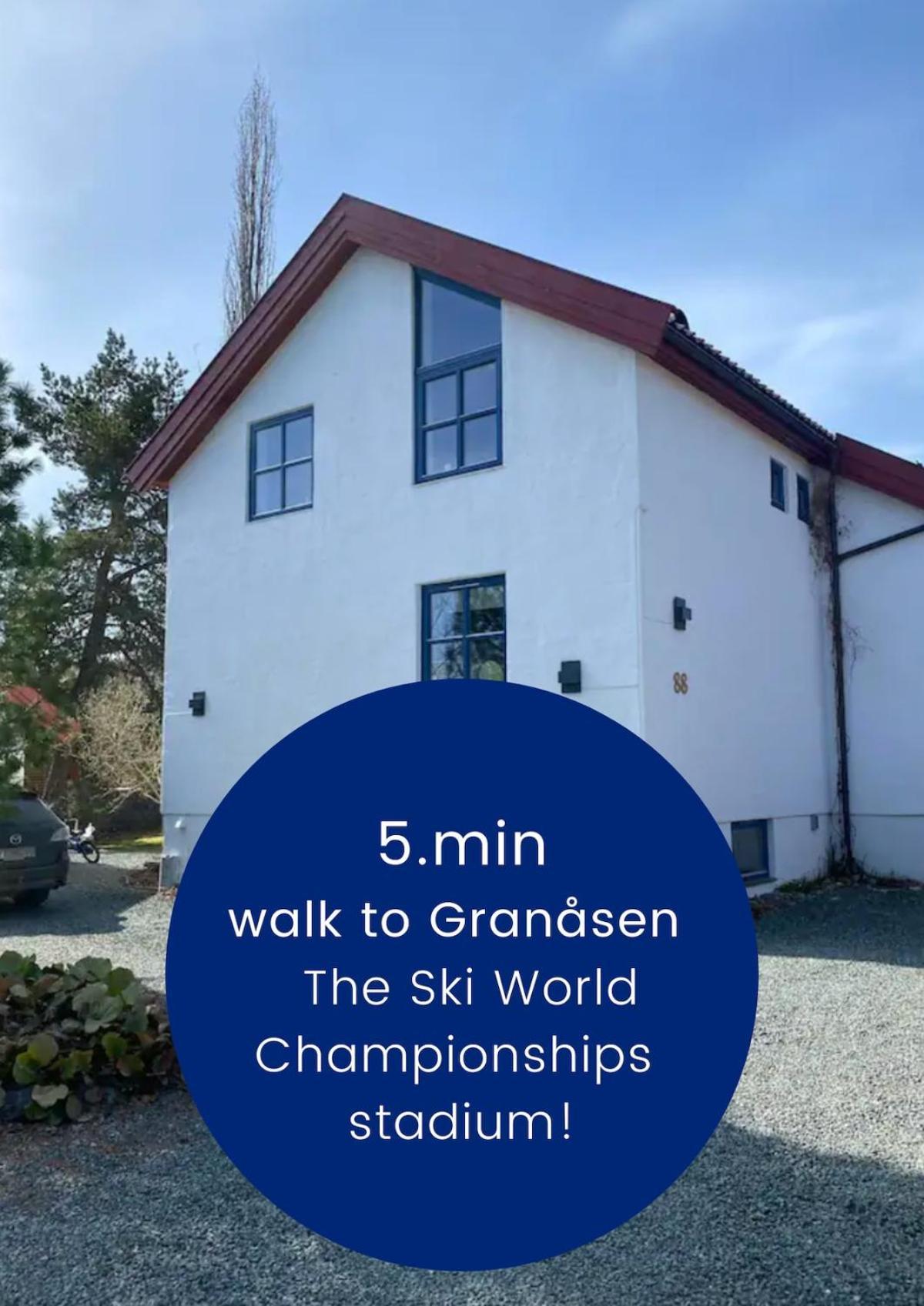 Ski Vm House 5 Min Walk To Granasen Ski Stadion Villa Trondheim Exterior photo